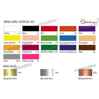 Màu Acrylic 3D 300ml