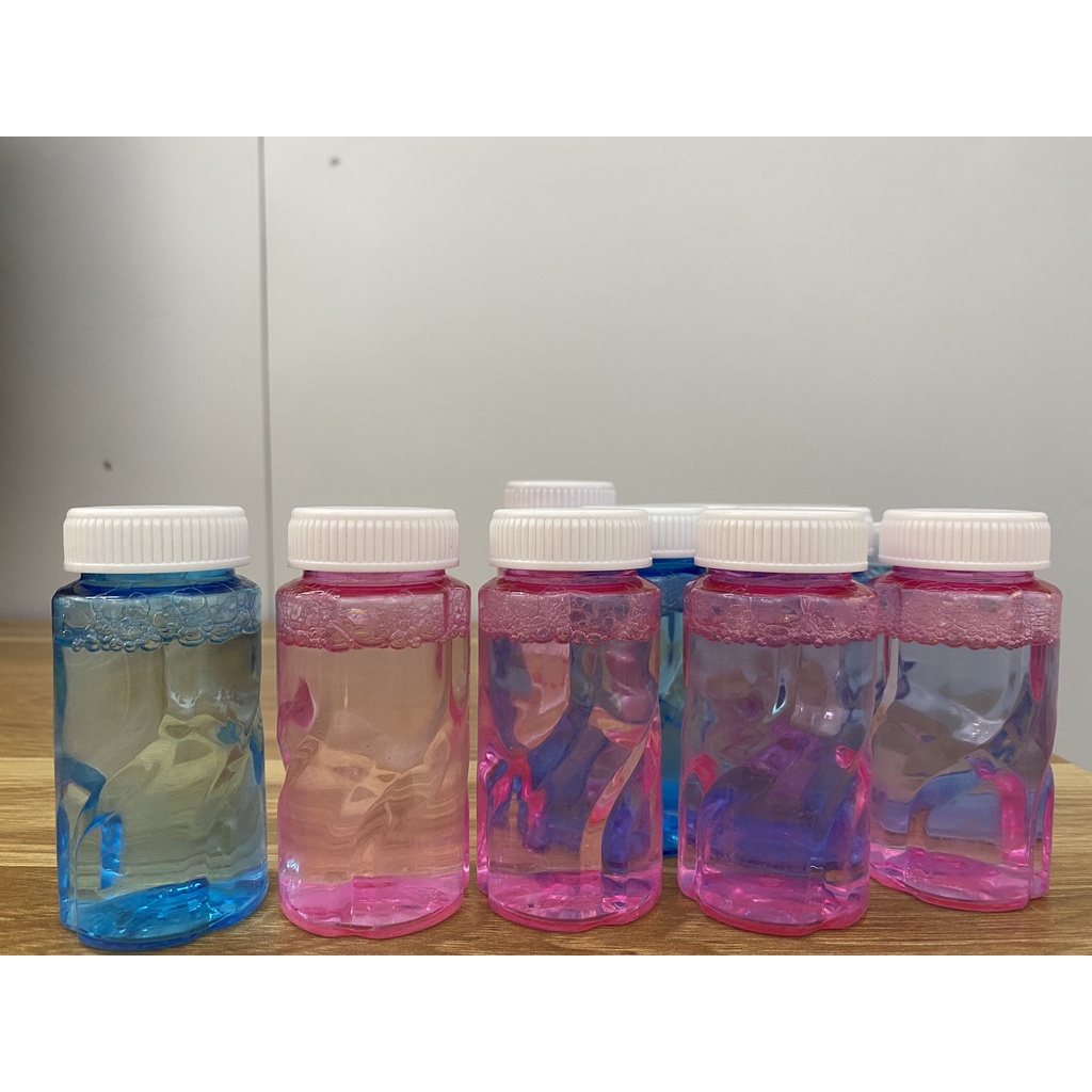 NƯỚC BẮN BONG BÓNG 7 MÀU CHO ĐỒ CHƠI TRẺ EM THỔI BONG BÓNG XÀ PHÒNG