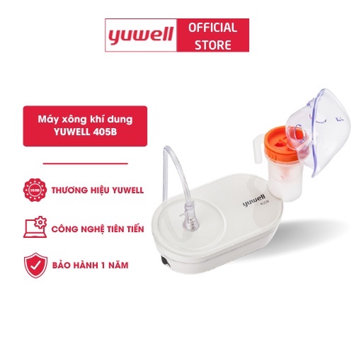 Máy xông khí dung nén khí điện tử Yuwell 405B - [Nhập khẩu chính hãng - Bảo hành 12 tháng]