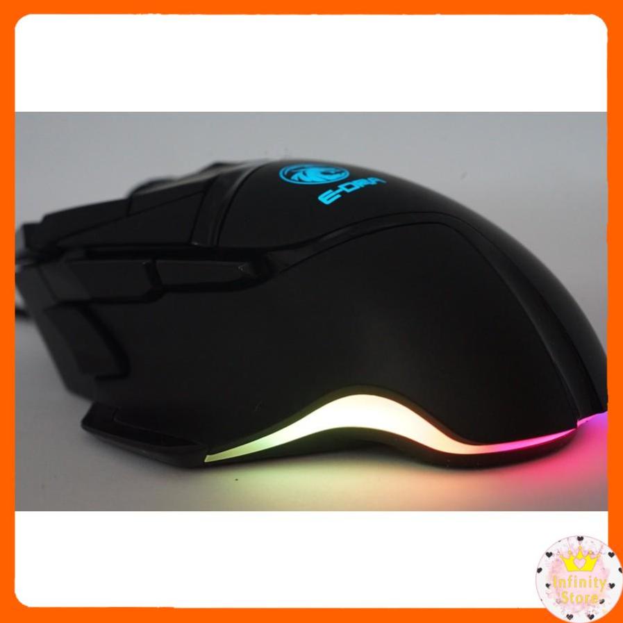 [Mã 33ELSALE hoàn 7% đơn 300K] Chuột Gaming E-Dra EM6502 DPI 12000 CÓ PHẦN MỀM TÙY CHỈNH INFINY DECOR