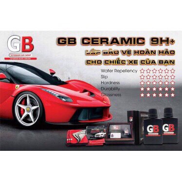 Ceramic GB - Phủ nano bảo vệ sơn xe ô tô Ultra Ceramic GB 9H