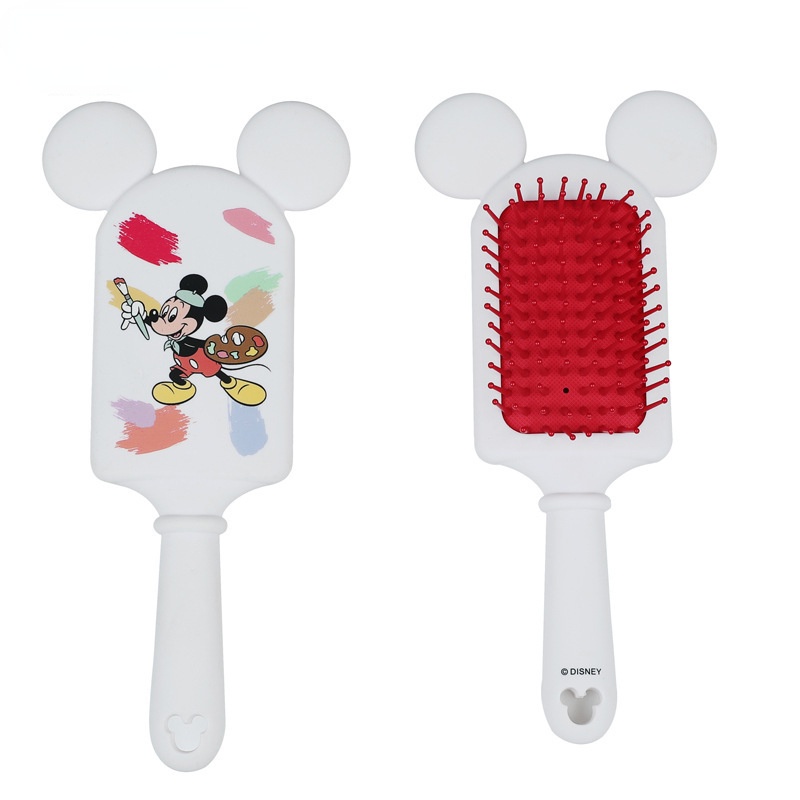 Lược Chải Tóc Đệm Khí Co Giãn Hình Chuột Mickey Minnie Dễ Thương