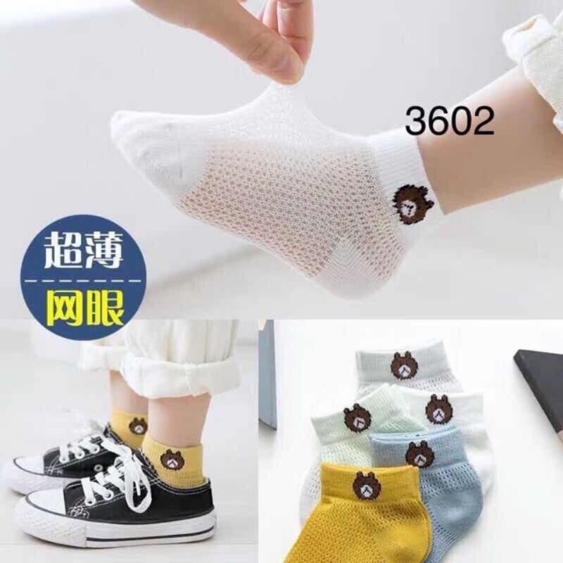 Combo 5 đôi tất lưới cho bé từ 0_1 tuổi