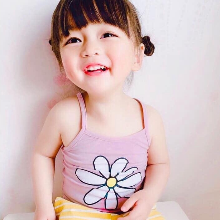 Lyvyshop - (Lô mới) Áo dây bé gái siêu dễ thương 08-26kg (giá 01 áo)