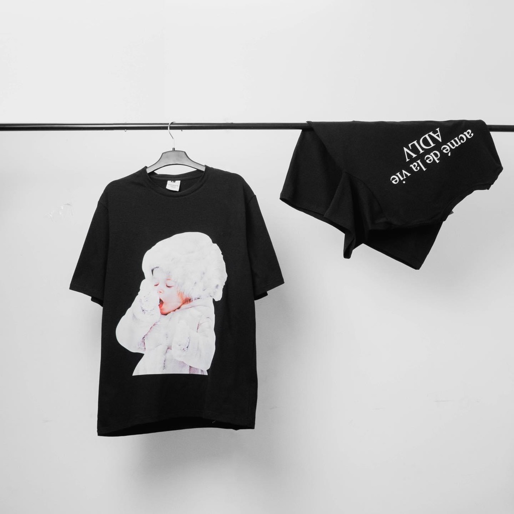 Áo thun tay lỡ ADLV Baby Snow MSW Town , áo thun cotton nam nữ unisex | BigBuy360 - bigbuy360.vn