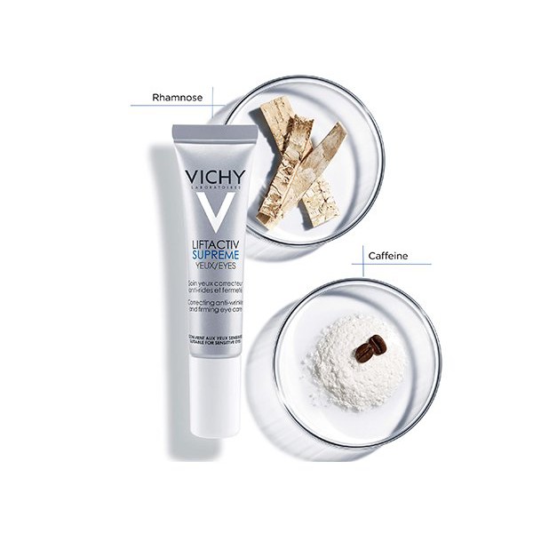 Kem dưỡng chống nếp nhăn và nâng mí mắt Vichy Liftactiv Supreme Eyes