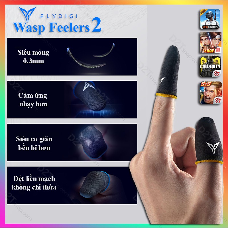 [ BẢN MỚI NHẤT ] Bao tay Wasp Feelers chơi game PUBG, Liên quân, COD