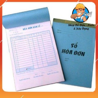 Set 10 CUỐN HOÁ ĐƠN BÁN LẺ 1 LIÊN [40 tờ/1 cuốn]