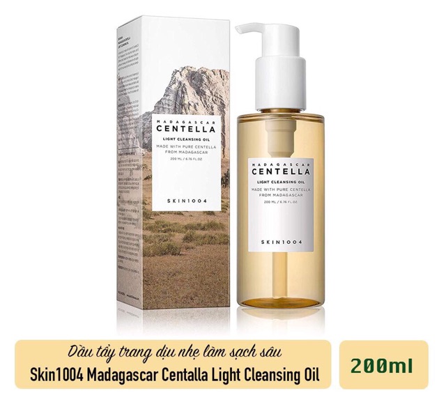 [Chính Hãng] Dầu Tẩy Trang Dịu Nhẹ Chiết Xuất Rau Má Skin1004 Madagascar Centella Cleansing Oil 200ml | BigBuy360 - bigbuy360.vn