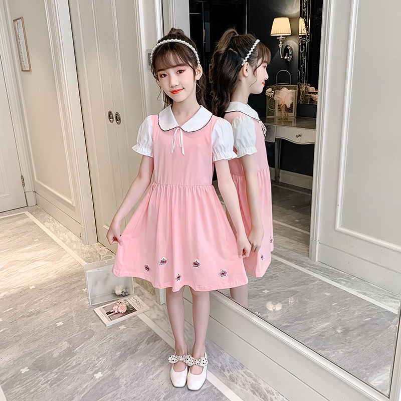 Mới Đầm Dáng Dài Cỡ Lớn Thiết Kế Dễ Thương Cho Bé Gái