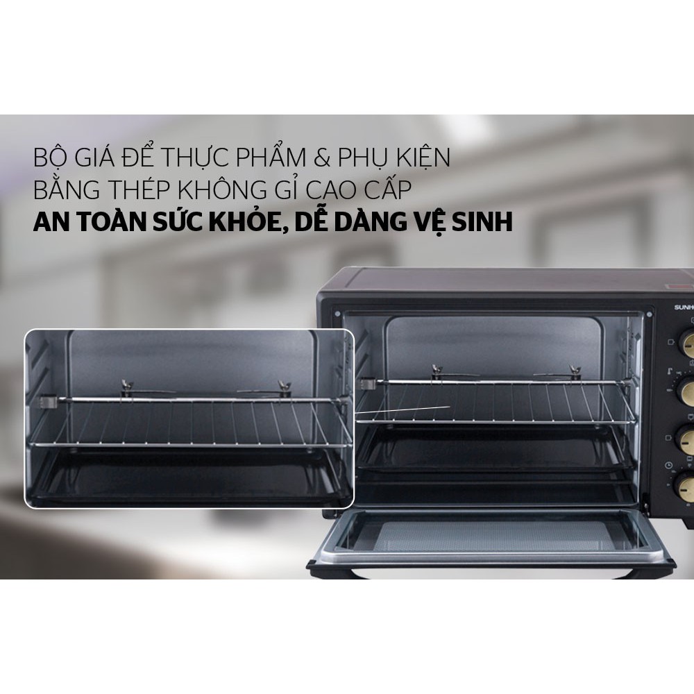 Lò nướng 38L SUNHOUSE SHD4238