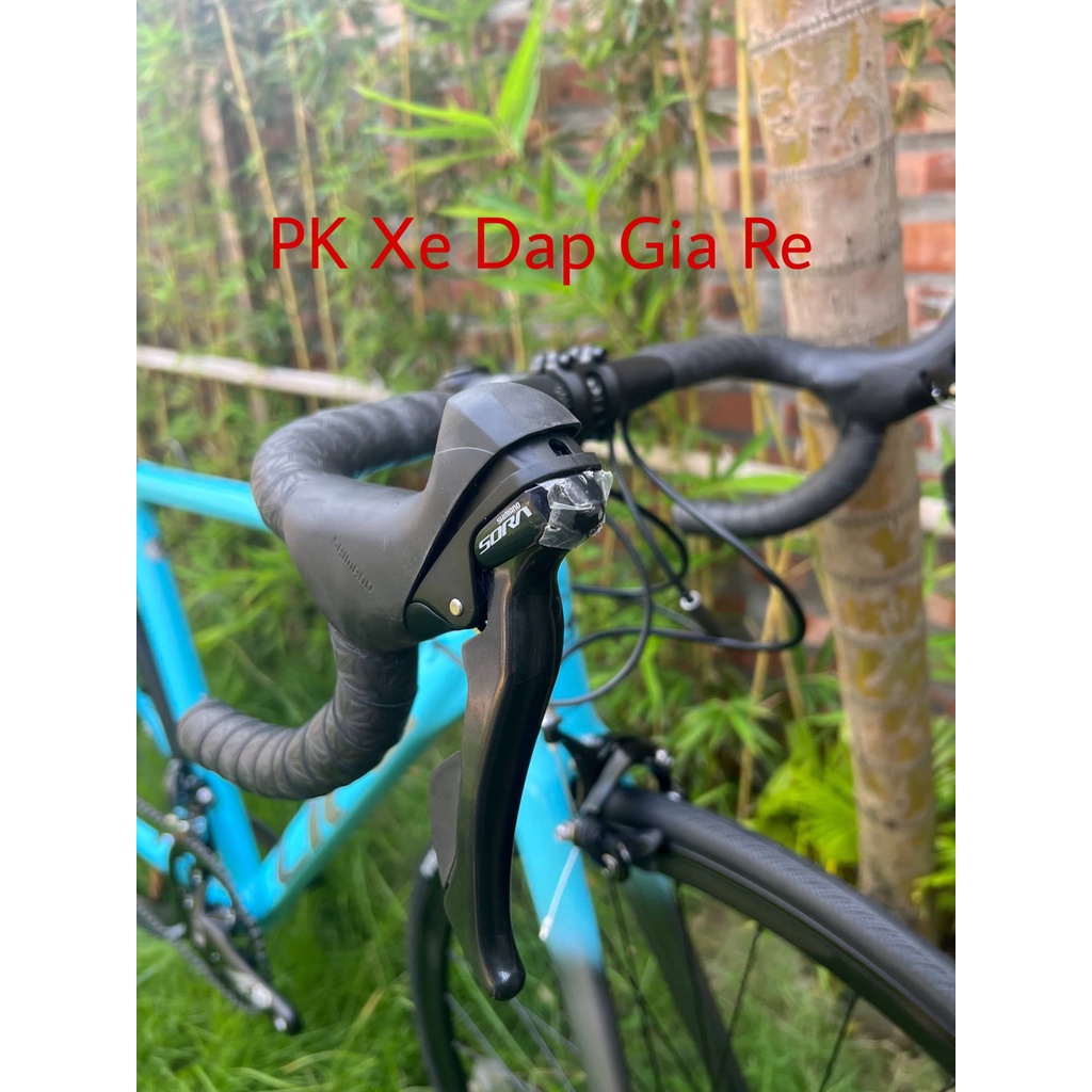 Xe đạp đua LIFE PATHLITE , Khung nhôm không mối hàn cao cấp, Bộ đề Shimano SORA R3000 2x9