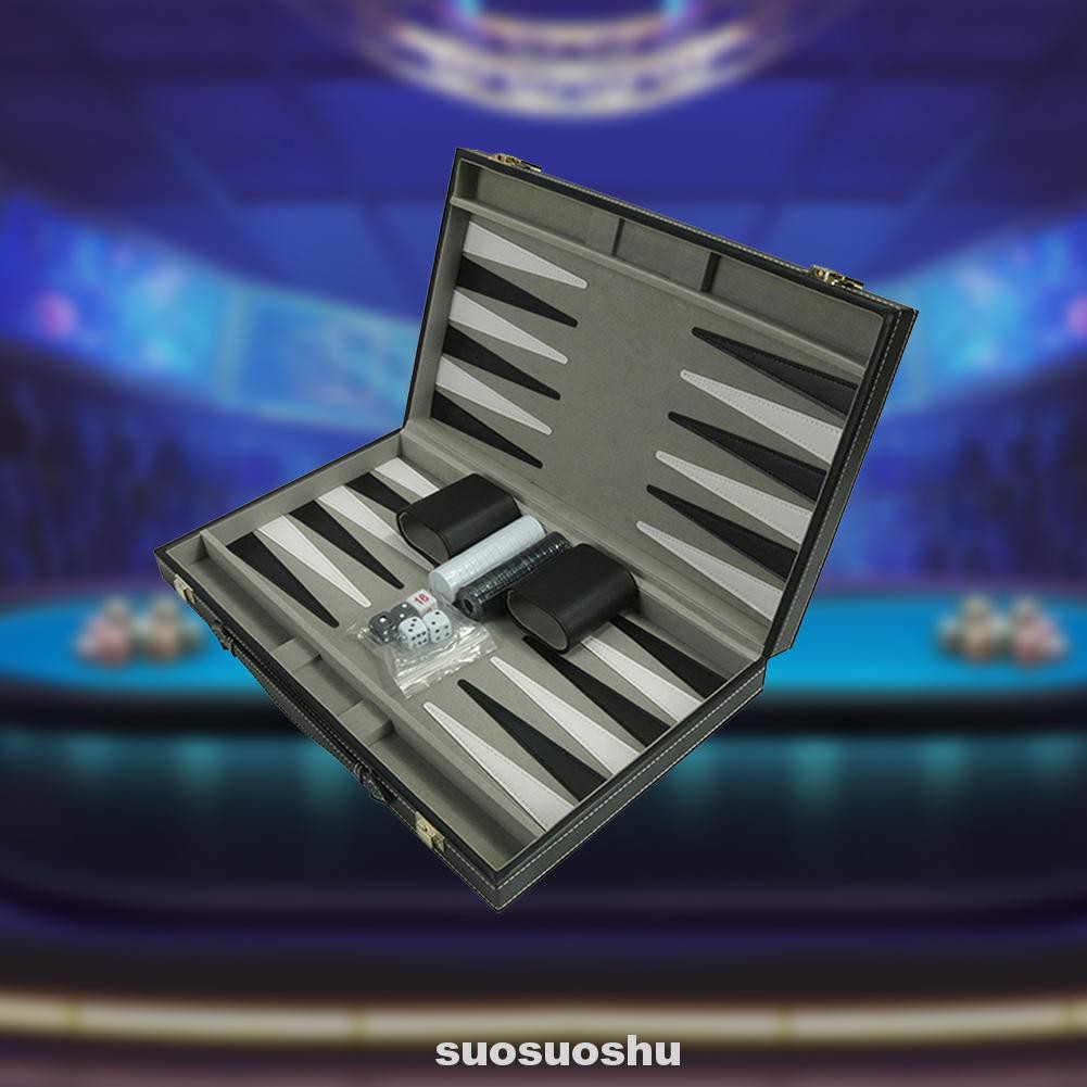 Gift Folding Portable Educational Toy Entertainment Backgammon Set | BigBuy360 - bigbuy360.vn