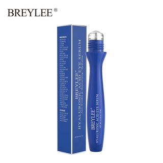 Serum Dưỡng Da Mắt BREYLEE Dạng Lăn Chứa Chiết Xuất Axit Hyaluronic Giữ Ẩm Làm Mờ Nếp Nhăn 15ml