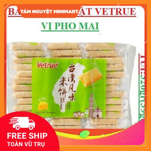 BÁNH GẠO VETRUE TRỨNG CHẢY/ PHÔ MAI/ TÔM HÙM/ TRỨNG MUỐI/ RAU CỦ 320G SIÊU NGON