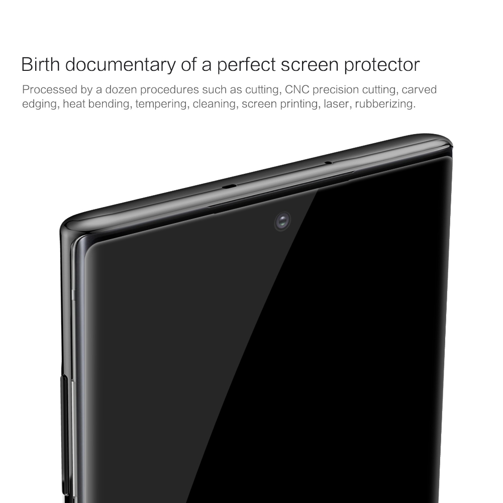 Kính cường lực Nillkin 3D CP+ MAX bảo vệ toàn màn hình cho Samsung Galaxy Note 10 Plus 5G tiện dụng