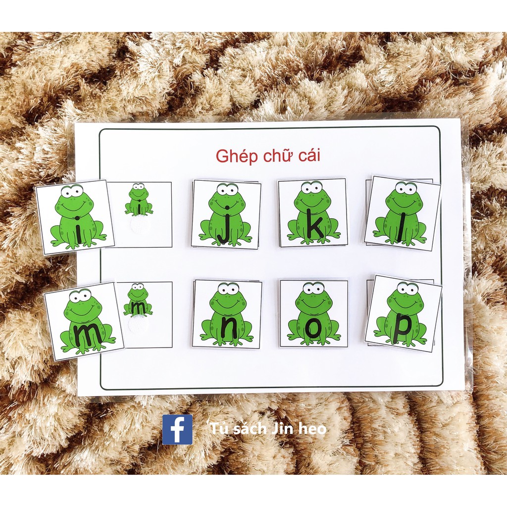 ❤ HỌC LIỆU cho bé] NHẬN BIẾT - Học liệu Montessori bóc dán, giúp bé phát triển tư duy