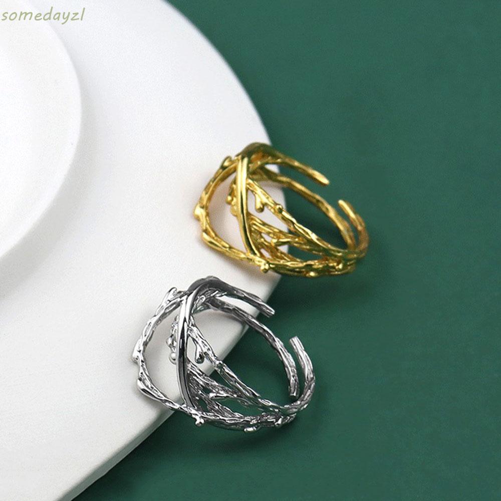 Nhẫn Hình Cây Tre Thiết Kế Đơn Giản Cho Nữ