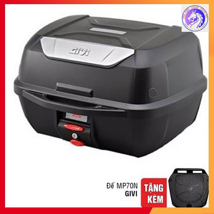 Thùng Gắn Xe Máy, Moto Đi Phượt GIVI E43NTL - Monolock Top Case 43Lít Dùng Cho Tất Cả Các Dòng Xe - Hàng Chính Hãng