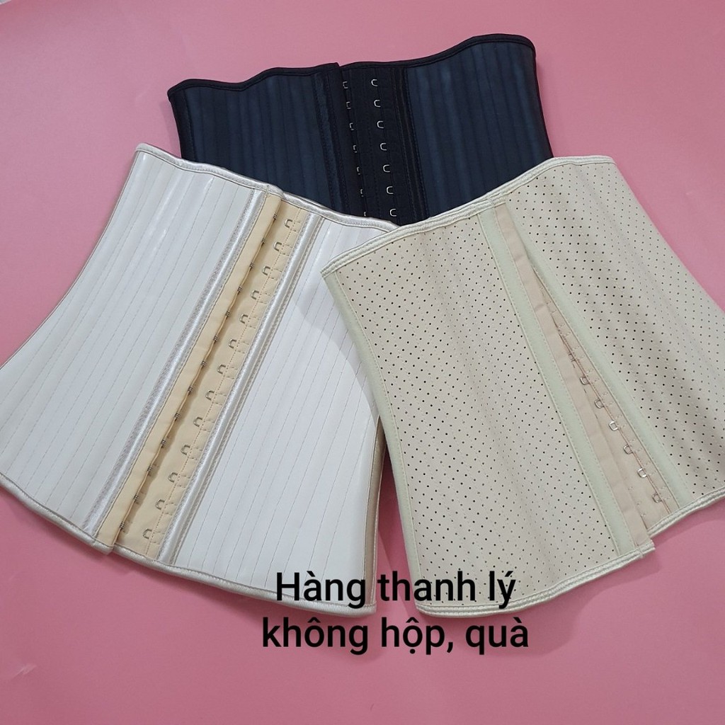 (thanh lý giá sốc, hàng mới 100%) đai nịt bụng latex 25 xương (không hộp)