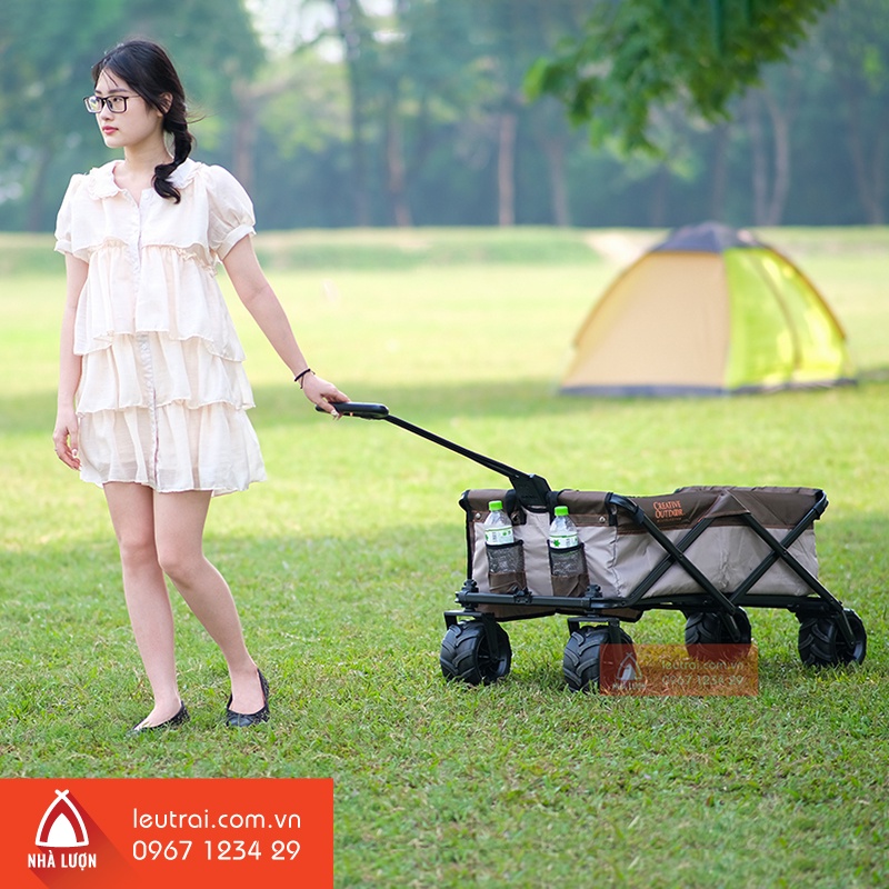 Xe kéo dã ngoại bánh to Creative Outdoor - USA-110L