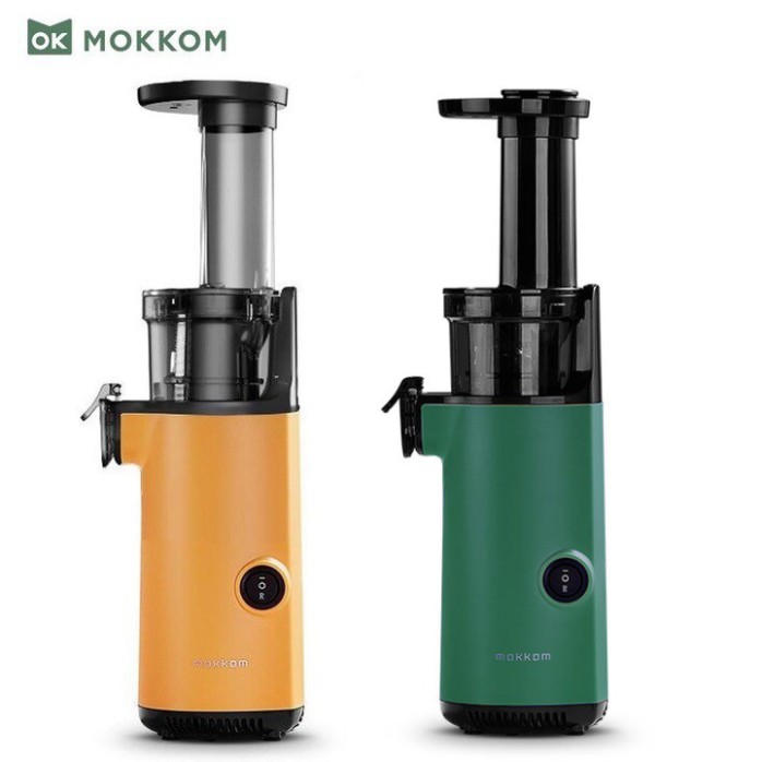 Sản Phẩm Máy ép trái cây tốc độ chậm cầm tay  Mokkom MK-SJ001, công suất 130W, chất liệu inox 304, tritan (Bảo hành 12 t
