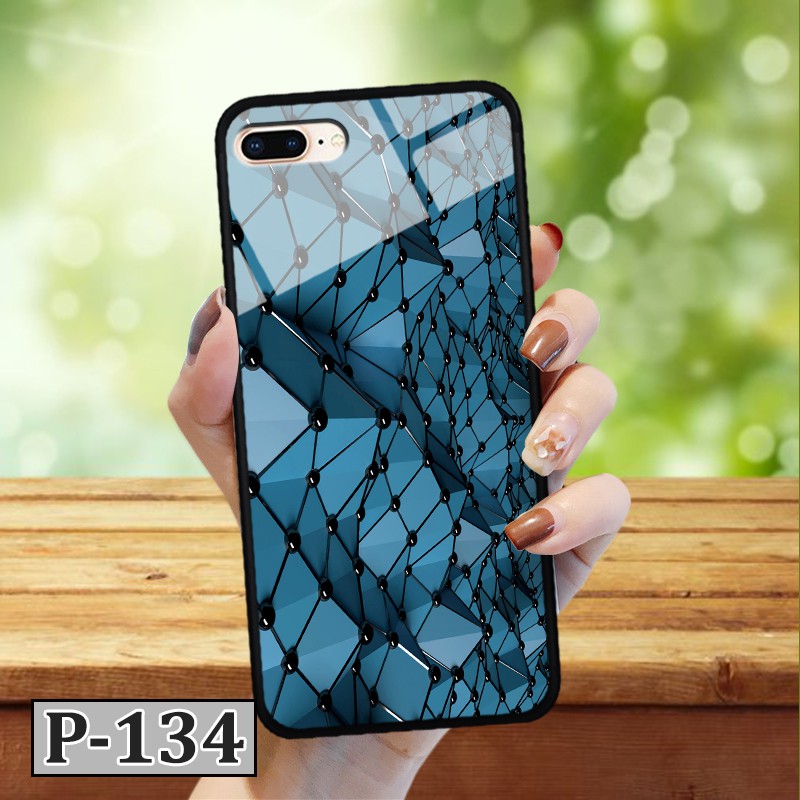 Ốp iPhone 7 Plus/ 8 Plus - lưng kính in hình 3D