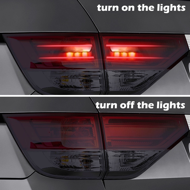 Phim Dán Đèn Pha Xe Hơi Bằng PVC Màu Đen Chống Trầy Xước