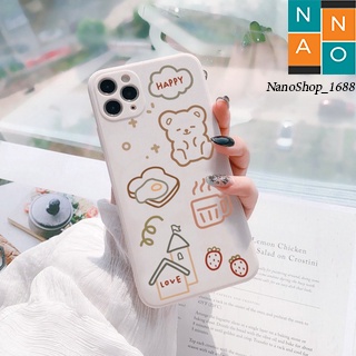 Ốp Lưng Iphone Cạnh Vuông,Bảo Vệ Camera In Hình Dễ Thương 7Plus,8plus,x,xs,xsmax,11,11promax,12,12promax,13,13promax