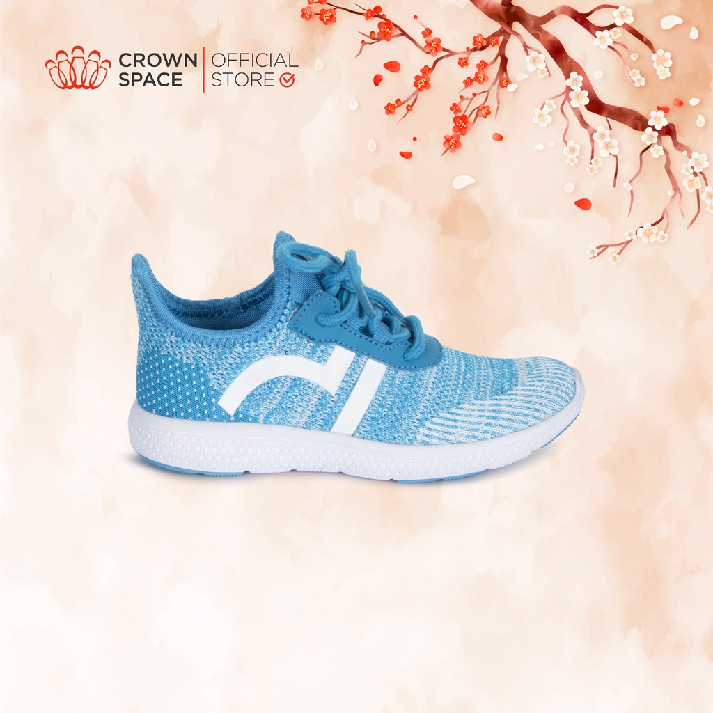 Giày Thể Thao Bé Trai Bé Gái Đi Học Nhẹ Êm Crown Space Sport Shoes UniSex