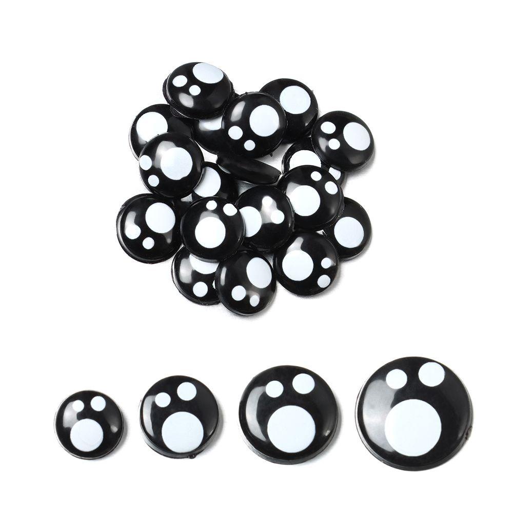 Set 20 / 40 Đôi Mắt Giả Màu Đen Cho Búp Bê Nhồi Bông
