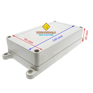 Combo 2 hộp nhựa 160x90x40 chống ẩm có tai