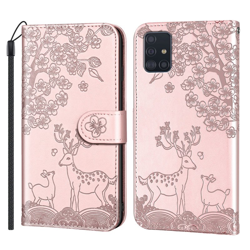 Ốp Điện Thoại Da Pu Mềm Kiểu Ví Đế Lật Cho Samsung Galaxy A52S A52 4G A72 4G A51 A71 A21s A02S A12 F12 M12 A32 5G A52 5G