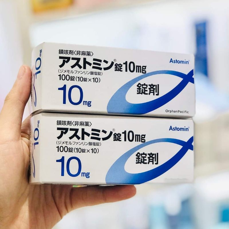 Viên uống hỗ trợ giảm viêm họng Astomin 10mg Nội địa Nhật Bản
