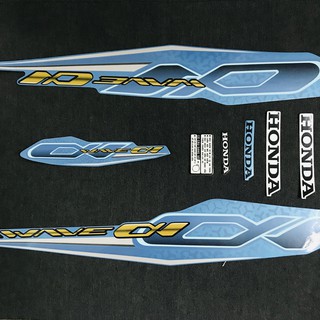 ( WAVE 2019  Tem xe máy HONDA WAVE 2019, tem 3 lớp màu sắc chuẩn như ZIN NHIỀU MÀU