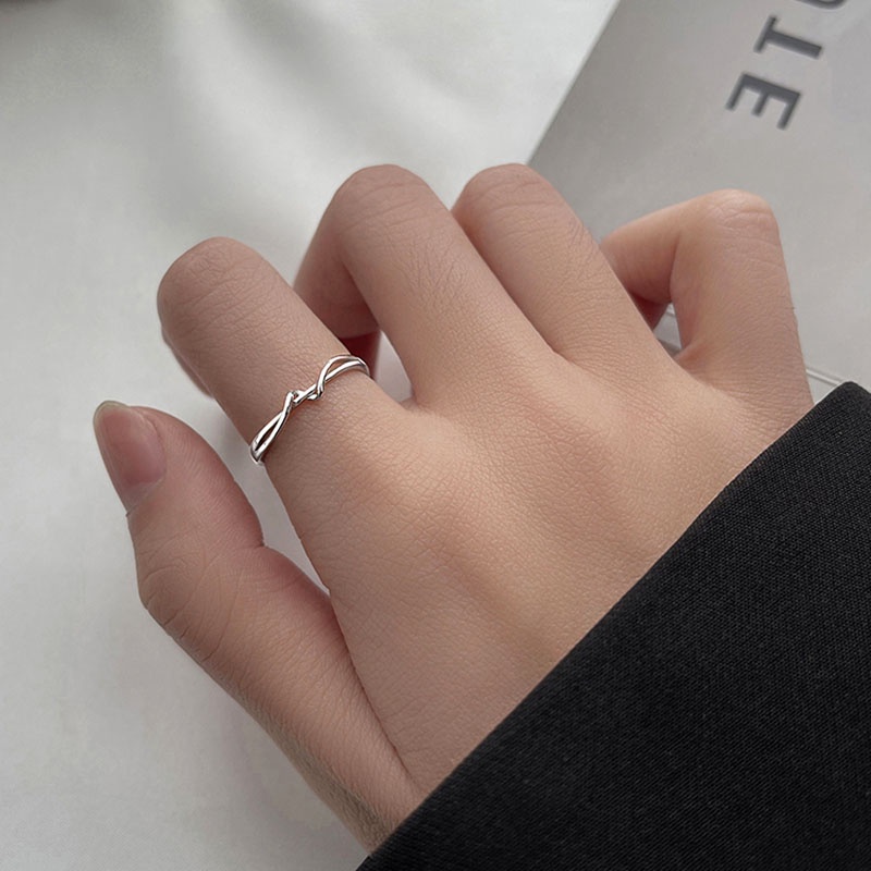 Nhẫn Đeo Tay Kim Loại Đơn Giản Thời Trang Cho Nữ