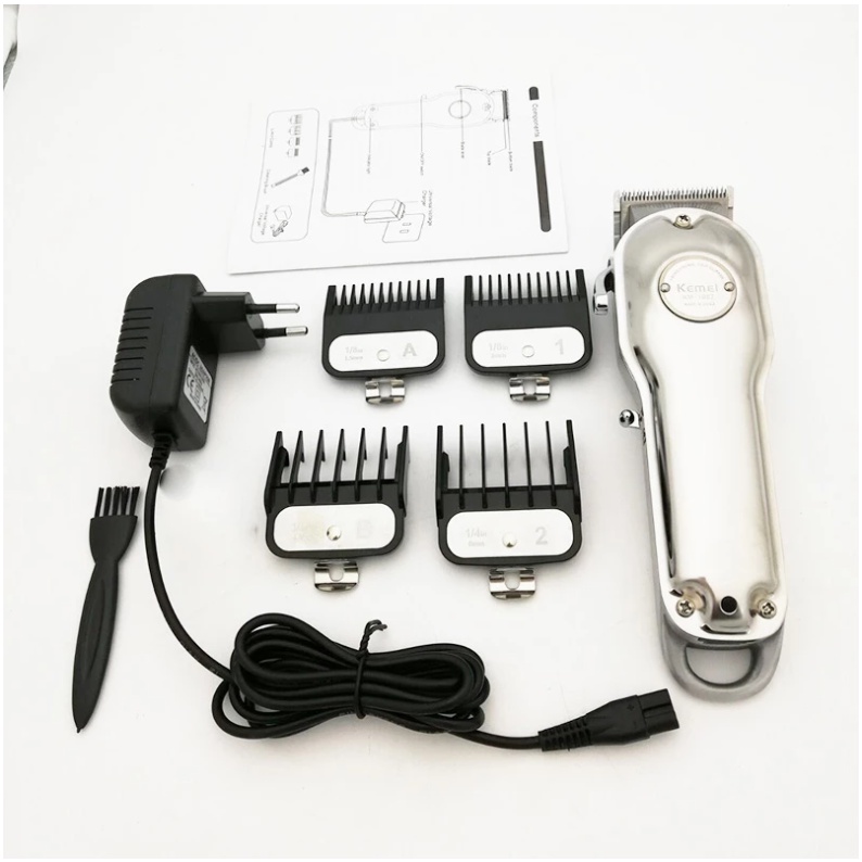 Tông Đơ Cắt Tóc Kemei KM 1987 - Cao Cấp - Chính Hãng - Chuyên Nghiệp - Babe Shop - Salon Tóc - Bảo Hành 12 Tháng