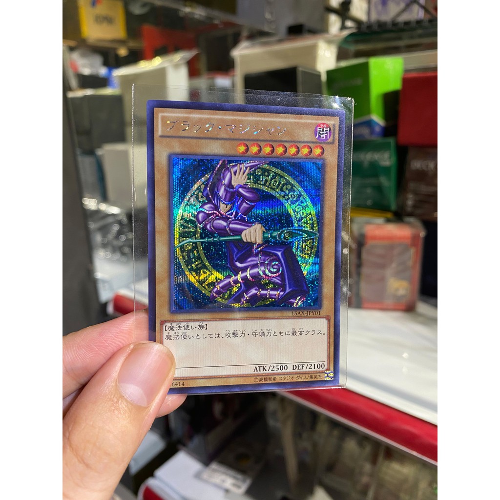 [ Dưa Hấu Yugioh ] Lá bài thẻ bài Combo 3 lá Blue Eyes Dark Magician Red Eyes - Secret Rare - Tặng bọc bài nhựa bảo quản