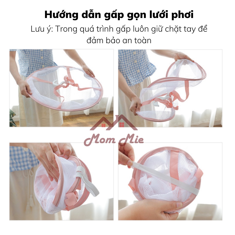 [Mới] Giỏ lưới phơi đồ gấp gọn, nhiều kích cỡ, tiện dụng - M138, M139