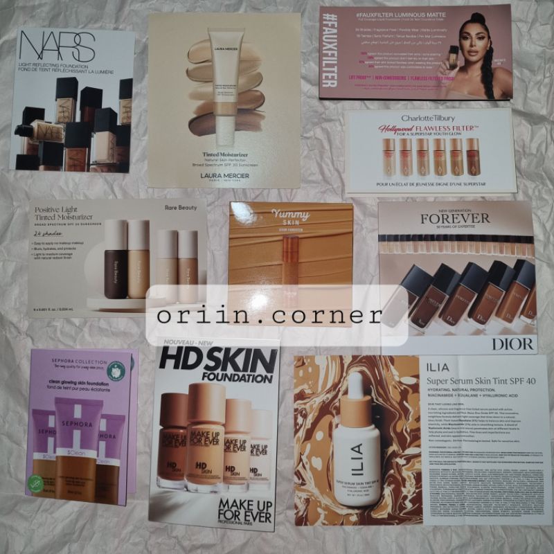 Sample kem nền/ che khuyết điểm các hãng gift Sephora US