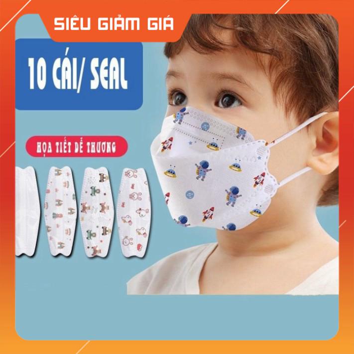 Khẩu Trang 4D TT Mask Trẻ em ( Gói 10 cái ) - Giao màu ngẫu nhiên