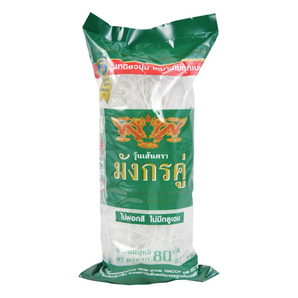 Combo Miến Thái Lan Double Dragon Thai Wah 200gr/túi + 1 Miến Thái đậu xanh 80gr/túi