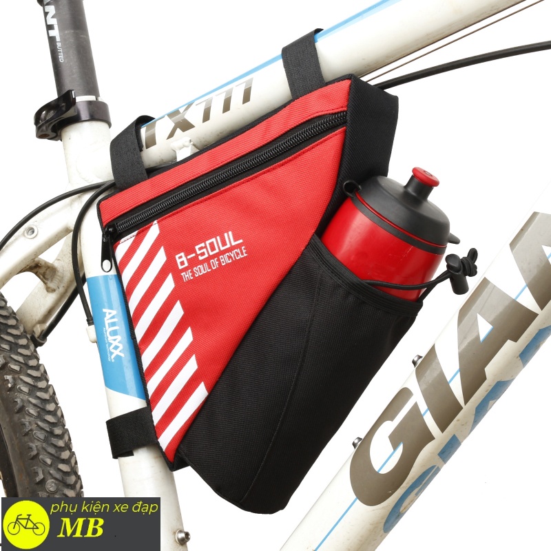 Túi treo xe đạp có ngăn đựng bình nước chính hãng BSOUL 02