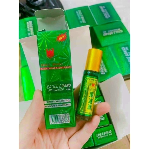 Dầu gió xanh dạng lăn 10ml nhỏ gọn - Singapo