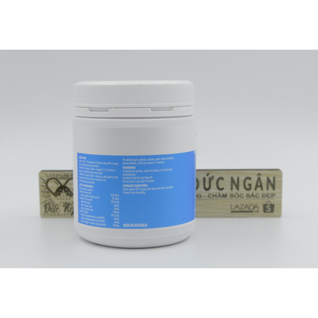 Omega 3 6 9 [Úc] Healthy care - 200 viên - Cung cấp Omega EPA DHA