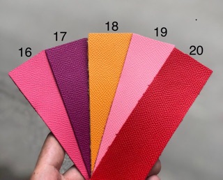 Phôi đồng hồ da Epsom Pháp (bảng màu 21-40)