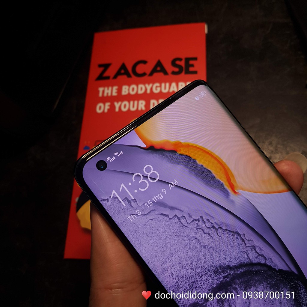 Miếng dán cường lực Vivo X50 Plus / X50 Pro Plus Zacase keo UV cao cấp