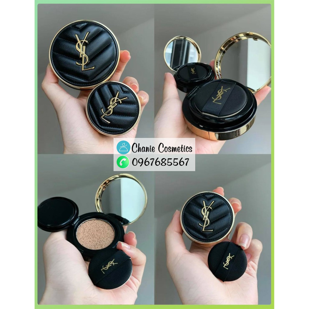 Phấn Nước YSL New Le Cushion Encre De Peau Luminous Matte Cushion Foundation SPF50 / PA +++ Vỏ Da 2020