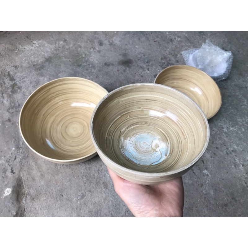 Chậu tre ngâm tay làm nail sezi 15cm