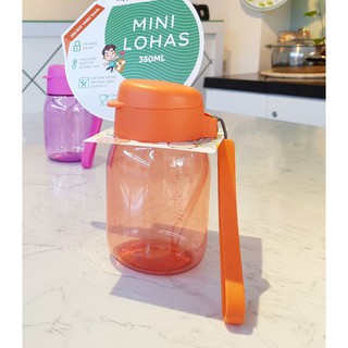 Bình nước Mini Lohas 350ml màu cam xinh sắn